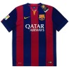 Original Fußballtrikot Barcelona 2014-15 Heimtrikot Retro Für Herren